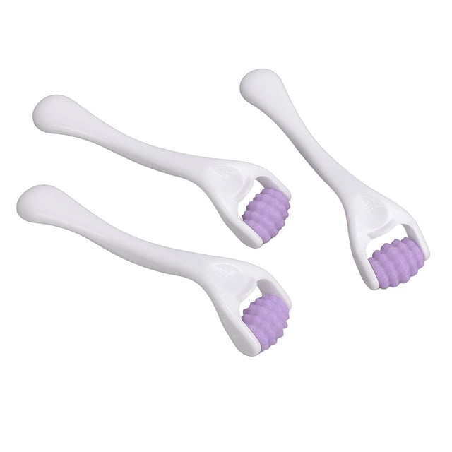 Rodillo de Masaje Muscular Facial ANGGREK Paquete de 3 Silicona Portátil Versátil