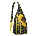 thumbnail image 1 of Butterfly Sunflower Backpack - Whimsical Floral & Insect Motifs, Compact Anti-Theft Pack, 1 of 4