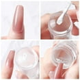 thumbnail image 3 of Vonrui 2 pcs Double Sided Nail Art Stamper Clear Silicone Nail Stamper Jelly with Scraper, Transparent Nail Art Stamping Kit French for Manicure Plate Stamp Polish Stencil Template Seal, 3 of 4