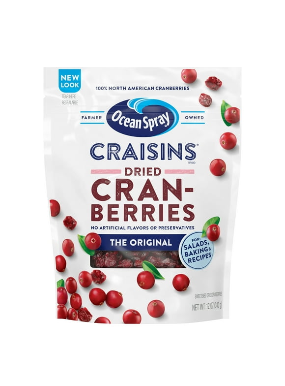 Craisins Ocean Spray Original Dried Cranberries, 12 oz