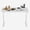 White, variant on Indoor 1-Piece Hand Crank Adjustable Height Desk