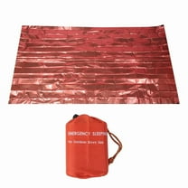 Emergency Sleeping Bag 2 Person Thermal Bivy Sack for Camping Hiking