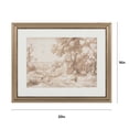 thumbnail image 5 of My Texas House Landscape with Horsemen Vintage Framed Art 20x16, 5 of 6