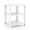 White, variant on Giantex3-Tier End Table,Square Nightstand Bedside Table w/Storage Shelves, White