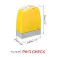 thumbnail image 2 of Uxcell Timbre d'Avis Auto-Encriant, Timbres de Bureau, Timbre de Message, Timbre d'Affaires Style 1 ["Chèque Payé"], 2 of 6