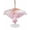 White, variant on Outdoor Tablecloth with Umbrella Hole for Patio/Picnic/Party/Camping, Coral Jellyfish Coastal Waterproof Table Cloth Square Cover Washable, Summer Ocean Coral Pink Linen (54"x 54")