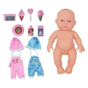 Silicone Reborn Doll Realistic Baby Soft Accessories Toys Gifts Skin
