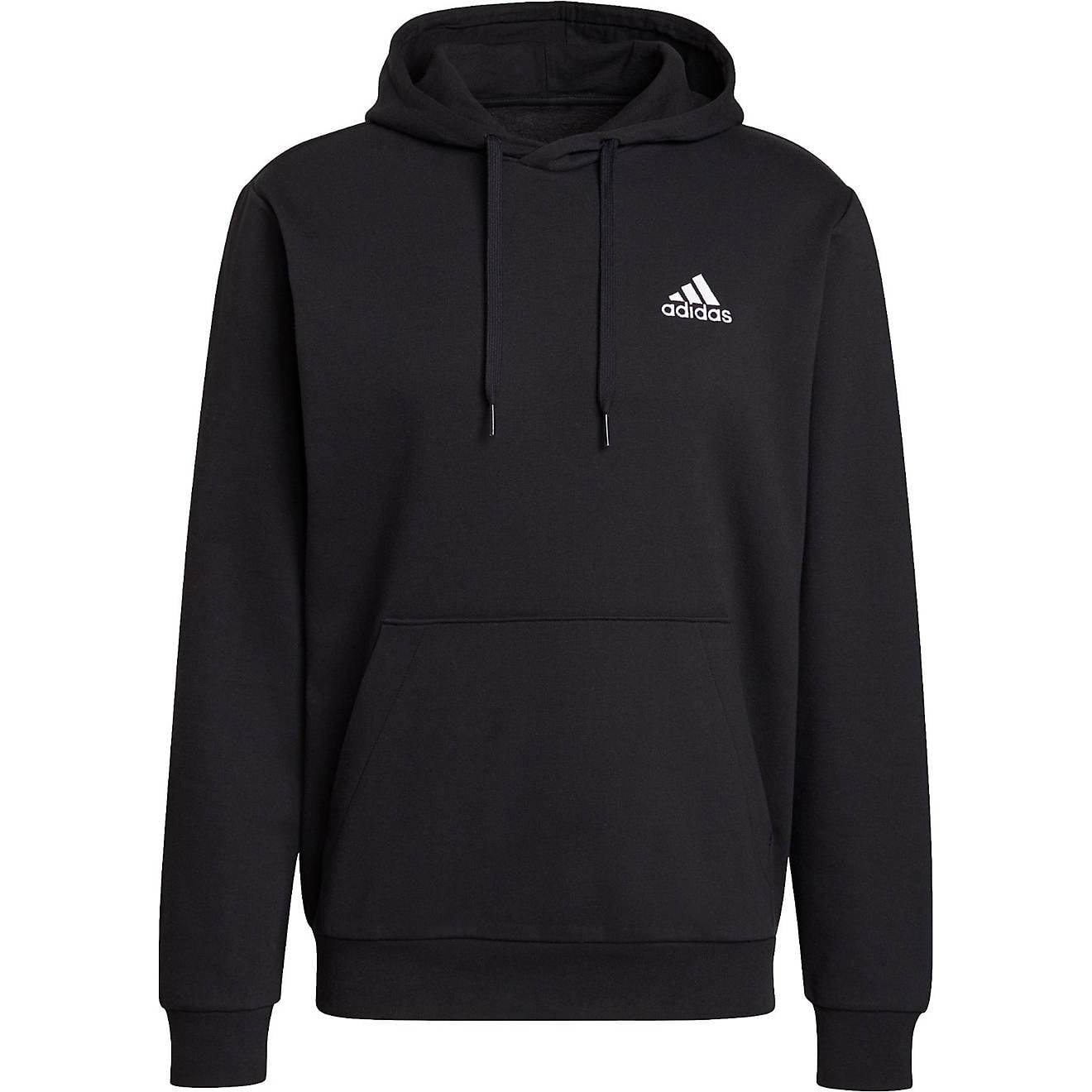 Adidas Men's Essentials Fleece Hoodie, Legend Ink/White, Large