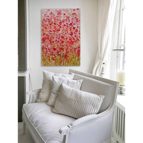 "Sea of Flowers" Painting Print on Wrapped Canvas