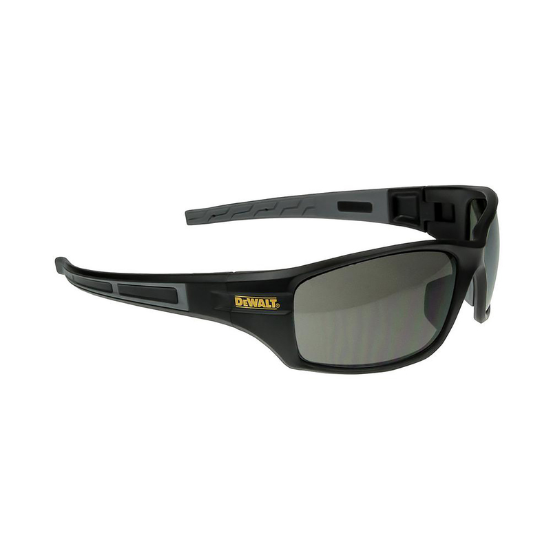 DeWalt Auger Safety Glasses Smoke Lens Black Frame