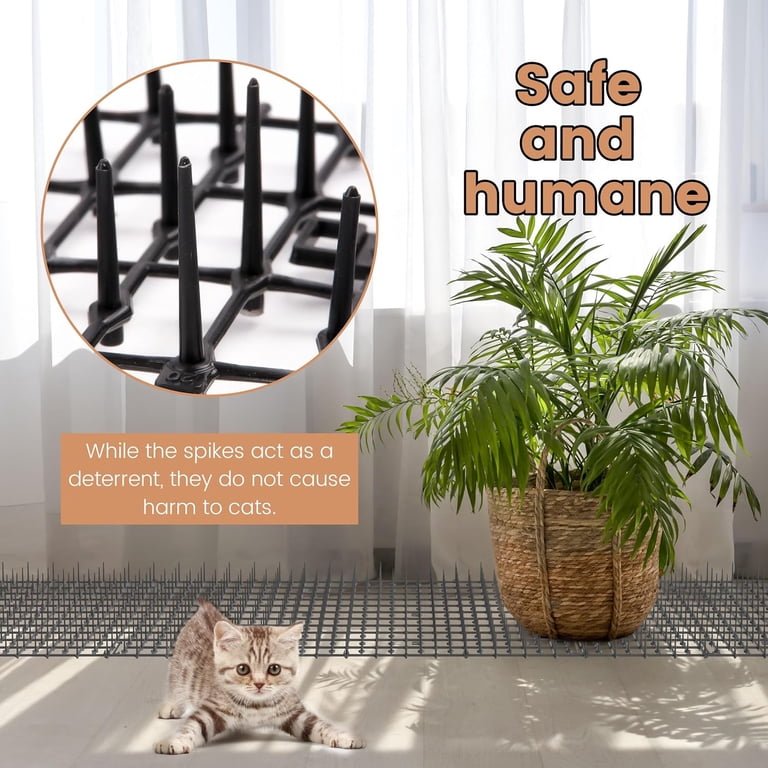 WEPSEN Cat Scat Mat with Spikes, 12" x 13' Deterrent photo 8