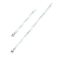 thumbnail image 1 of PROSTEEL Extensores de collar de plata esterlina 925, 2 piezas, extensión de cadena extensora duradera para collar, pulsera, tobillera, broche de langosta (2 / 4 pulgadas), plata, 1 of 6