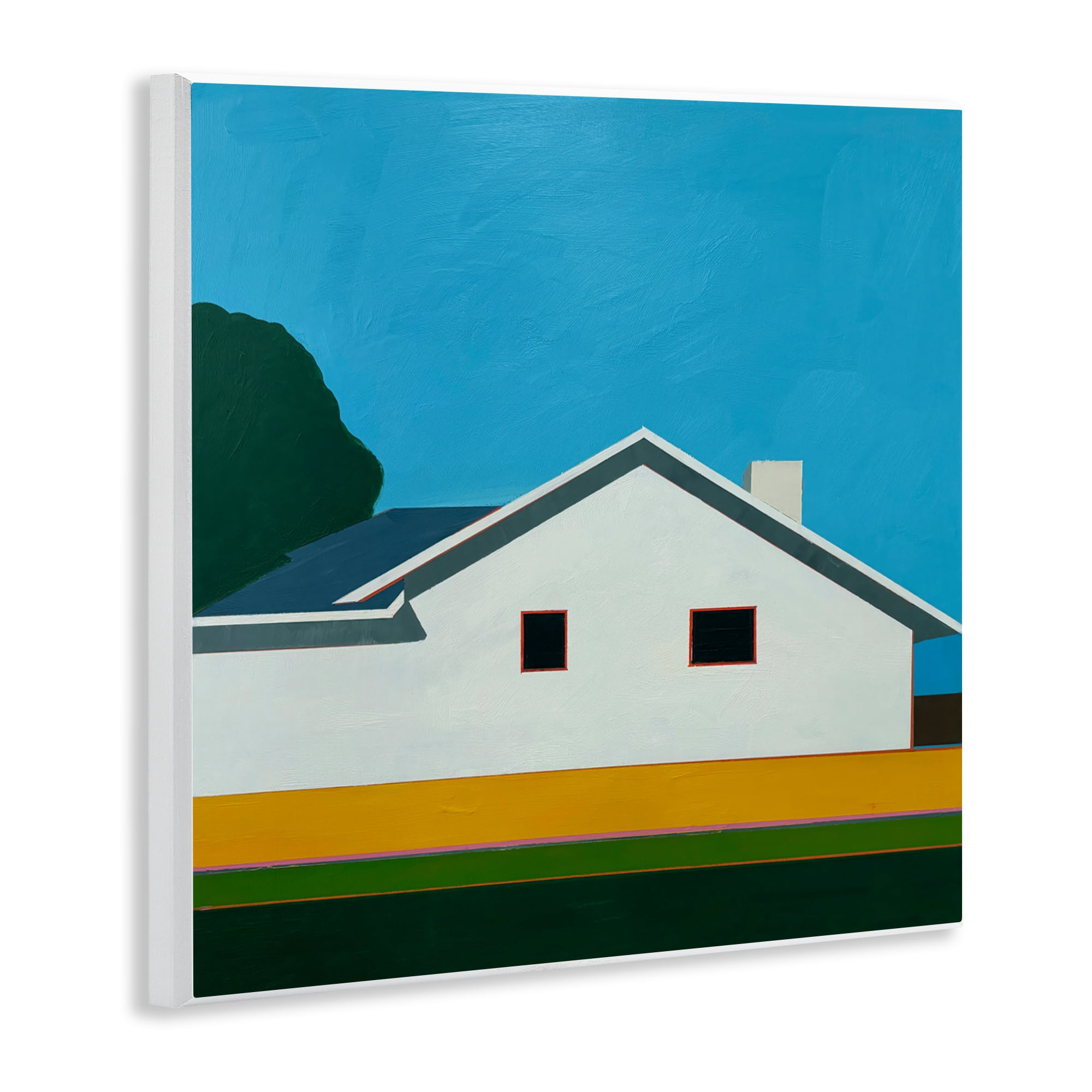 Stupell Industries Sunkissed Suburbia House Wall Plaque Art, design by Jan Weiss