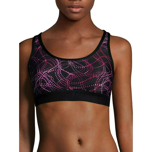 Hanes Hanes Sport Women's Racerback Compression Sports Bra Walmart