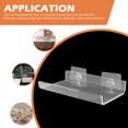 thumbnail image 3 of Raindrops Kitchen Storage Rack Wall Shelf Acrylic for Dorm Home Organization 1Pack, 3 of 8