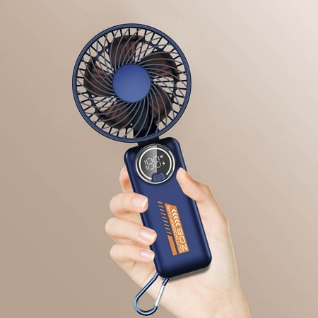 

handheld fan cold air outdoor Handheld Small Fan Hand Portable Lash Mini Desktop Battery Life Version