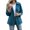Navy, variant on Tqcoqu Women's Lightweight Windproof Casual Trench Jacket Lapel Button Down Coat with Plaid Lining and Pockets