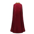 thumbnail image 4 of HOWPAY Halloween Capes For Men King Queen Prince Cosplay Cape Royal Velvet Cloak Role Play Fancy Dress For Halloween Masquerade Party Halloween Costumes L, 4 of 4