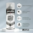 thumbnail image 2 of JENOLITE Directorust Spray Paint for Metal - WHITE - Gloss Finish for Indoor and Outdoor use - Multi-Surface for Metal, Plastic, Ceramic, Wood & Rusted Surfaces - 400ml 13.52fl oz, RAL9016, 2 of 8