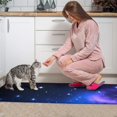 thumbnail image 3 of Colorful Starry Sky and Universe Anti Fatigue Kitchen Rugs Set Of 2, Non Slip Washable Decorative Floor Mats for Kitchen Sink Laundry, 17"x30" and 17"x47", 3 of 5