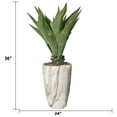 thumbnail image 2 of Vintage Home 36" Tall Realistic Agave Plant in Fiber Stone Planter - Lifelike Plants, High Quality, Indoor & Outdoor Décor, No Maintenance Required, 2 of 3