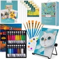 thumbnail image 1 of Set de pintura artística Inburit para niños con 5 paneles de lienzo y 8 pinceles, 1 of 8