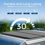 WERCHTAY 12V 100W Monocrystalline Solar Panel 2Pack 100W All Black Off-Grid RV Boat
