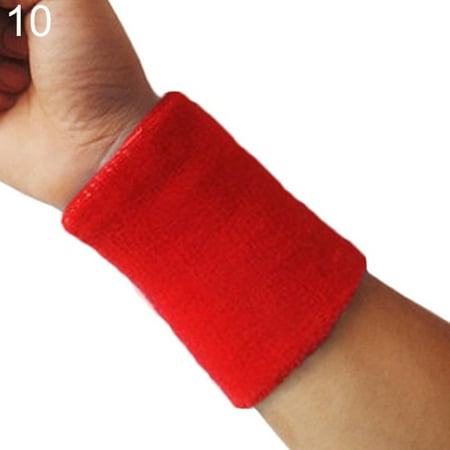 

cdar Wristband 1x Sports Wrist Sweatband Tennis Squash Badminton GYM Basketball Wristband Gift