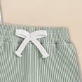 thumbnail image 6 of Pimfylm Toddler Baby Boy Summer Outfit,6 Month Baby Boy Clothe Short Sleeve Pocket Tops Shorts Summer Toddler Baby Boy Girl Clothes Set Unisex Outfits Solid Lightweight And Breathable, 6 of 6