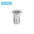 thumbnail image 3 of Unique Bargains Écrous Rivets 8-32, Lot de 20 Écrous Filetés en Acier Inoxydable 304 pour Métal, Plastique, 3 of 5