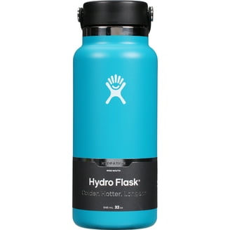 HYDRO FLASK 24 oz Insulated Water Bottle, Wide Mouth, Straw Lid