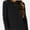Black, variant on Womens Casual Long Sleeve Round Neck Shirts Basic Fall and Winter Tops