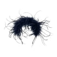 thumbnail image 1 of Diadema de plumas Perfecl tocado elegante mujer años 20 negro, 1 of 8