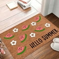 thumbnail image 3 of Hello Summer Outdoor Mat Summer Door Mat Coconut Coir Welcome Mat Funny Outdoor Mats for Home Entrance Sales Entrance Mat for Indoor Outdoor Floor Washable Waterproof Entrance 16 x 24 Inch, 3 of 7