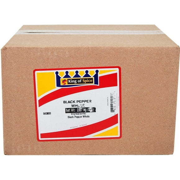 Kasuku Black Pepper Whole, 5lb