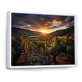 thumbnail image 2 of Designart "Impressive Vineyard Scenery" Landscapes Floater Framed Wall Decor, 2 of 7