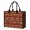 Geometric Stripe Red Pattern, variant on Geometric Diamond Red Pattern Beach Tote Bag, Gym Weekend Bag with Inner Pocket & Removable Bottom, Large Capacity Gifts for Women Men
