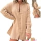 thumbnail image 1 of Barcelona Breeze Conjunto de vestido mameluco, verano sexy casual camisa suelta tops+pantalones cortos para mujer 2 piezas, 1 of 5