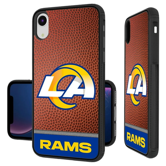 Los Angeles Rams iPhone Bump Case with Football Design