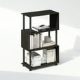 thumbnail image 5 of Furinno Reed 4-Tier S-Shaped Bookcase, Bookshelf, Espresso, 5 of 6