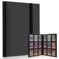 thumbnail image 1 of Trading Cards Album - Card Binder Album 360 Pockets with Elastic Strap, Game Card Storage Folder 20 Pages 9 Pocket, 1 of 5