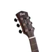 Cort COREDCOPB Dreadnought Cutaway Acoustic Electric Guitar - Open Pore Black