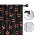 thumbnail image 4 of Blackout Kids Curtains,Spooky Pumpkin Faces Halloween Pattern Childrens Insulated Curtains Set Of 2,Bedroom Essentials,Toddler Room Decor 42"x54", 4 of 5