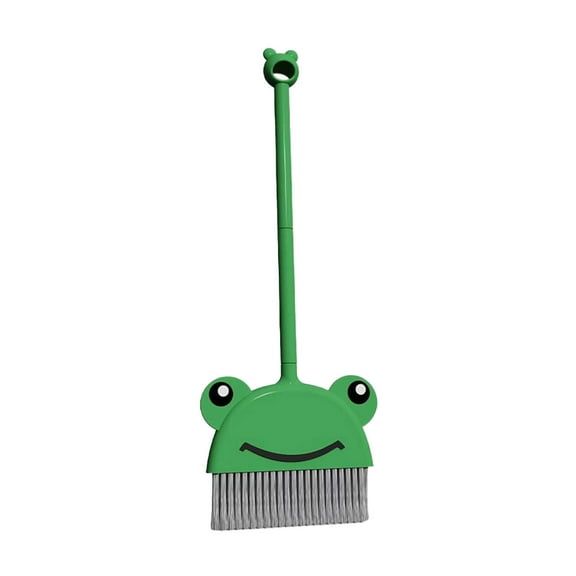 ACDANC Kitchen Broom Kids Broom Broom Dustpan Set Kids Broom Baby Cleaning Green