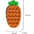 thumbnail image 3 of Push Pop Bubble Sensory Fidget Toy, Autism Special Needs Stress Reliever, Actualizado Silicone Stress Reliever Toy, Squeeze Sensory Toy o Niños Adultos Restaurar Emociones Anti-Ansiedad Herramientas Adepaton WMZL-848-19, 3 of 5