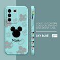 thumbnail image 3 of Case For VIVO S5 S6 S7 S9 S10 S15 S16 S16E T1 V15 V20 V23 PRO 5G Simple Liquid Silicone Case Anime Cute Mickey Minnie Mouse, 3 of 5
