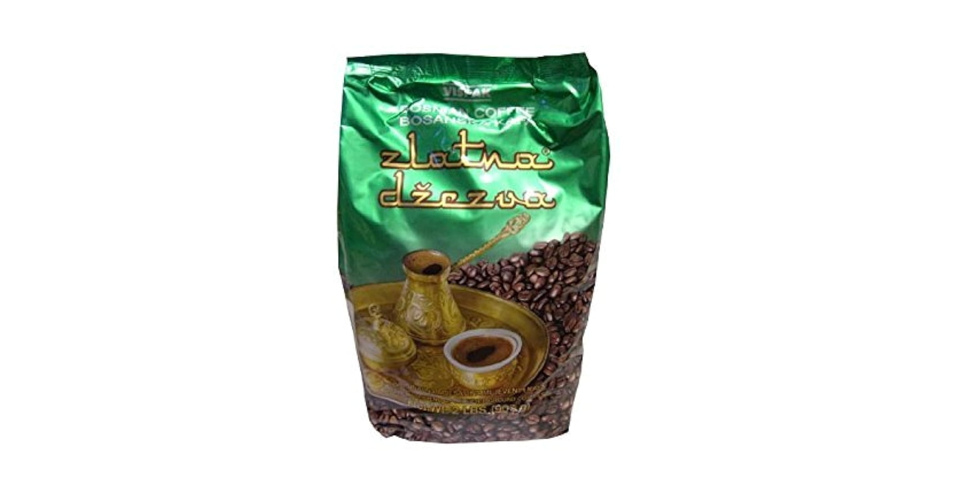 Krinos Vispak Zlatna Dzezva Dark Roast Ground Coffee, 907g