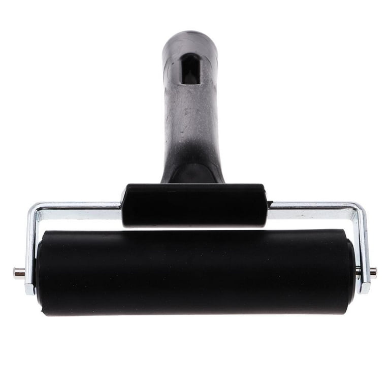 6 Inch Rubber Roller Tool, Rubber Brayer Roller for Printmaking by HRLORKC
