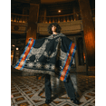 thumbnail image 5 of ALPAKITAS Alpaca Wool Poncho - Ancestral Design Poncho - Hooded Poncho - Poncho for men and women - Alpaca Geometric Poncho - Llamas, 5 of 10