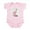 Petal Pink, variant on CafePress - Daddy's Little Peanut Infant Bodysuit - Baby Light Bodysuit, Size Newborn - 24 Months